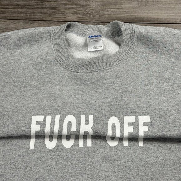 Y2K “F Off” Funny Crewneck - Picture 3 of 4
